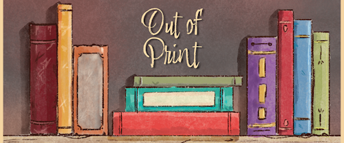 Out of Print|Livres sur une étagère